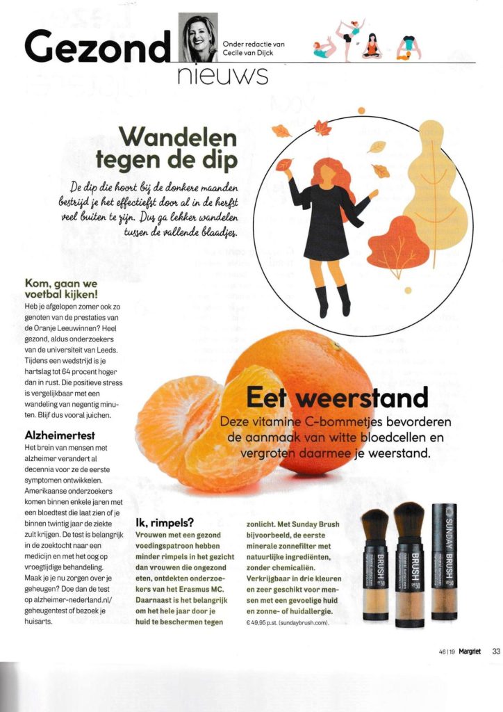NL 2019 okt print Margriet Pub - Sunday Brush